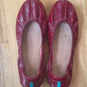 Tieks Burgundy Ballet Flats